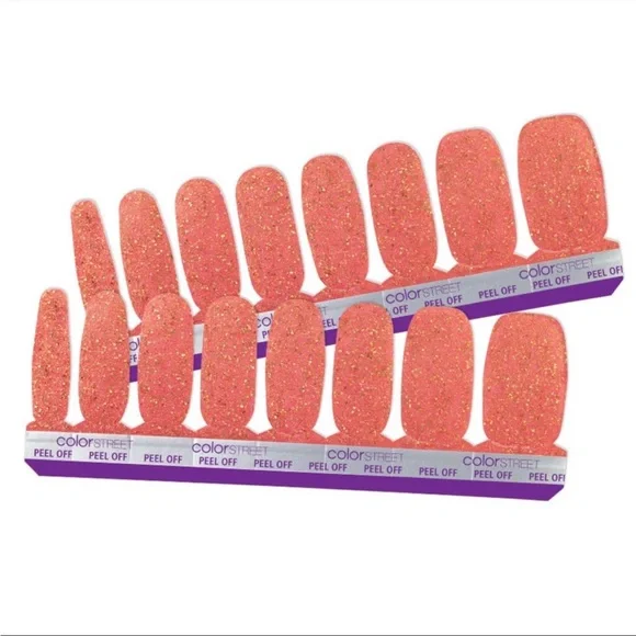 *Retired* Color Street: Seattle Royale | Copper Gold Glitter Orange Fall Autumn - Picture 14 of 14